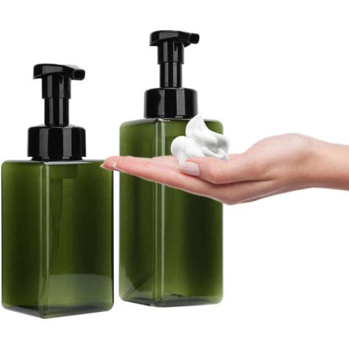 2Pcs 250ml+450ml Pump Bottle for Liquid Soap Shampoo Shower Gel Foaming Soap Dispenser Bathroom Accessories
