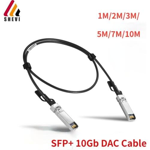 1M/2M/3M/5M/7M/10M SFP+ 10Gb DAC Cable SFP Module Passive Direct Attach Copper Twinax SFP Cable Compatible Cisco mikrot ubiqui