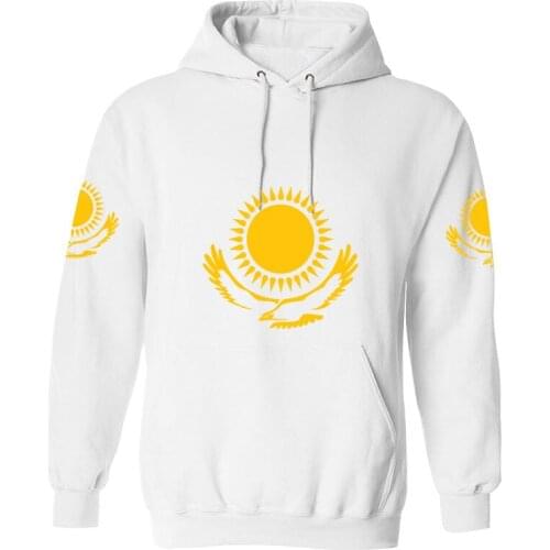 KAZAKHSTAN male diy free custom made name number photo kaz sweatshirt nation flag russian kazakh country college boy clothes