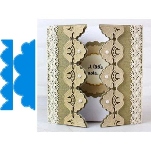 Essentials By Gate fold Metal Cutting Dies Stencils for DIY Scrapbooking Album Stamp Paper Card Embossing New 2019