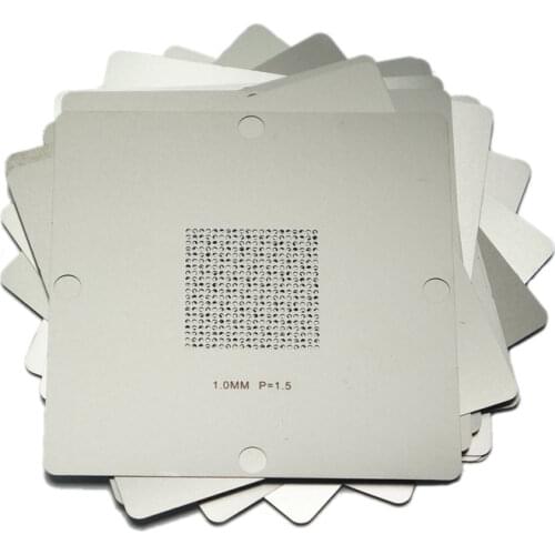 90x90mm Bga Stencil Kit for Laptop Universal Reballing Stencils 10 Pcs/set for BGA Reballing