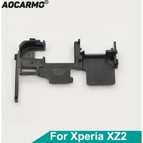 Aocarmo Front Face Camera Cover Holder Plastic Buckle For Sony Xperia XZ2 H8216 H8266 H8276 H8296