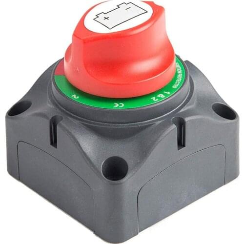 Fit for Car/Vehicle/RV/Boat/Marine 20 Battery Power Cut Off Kill Switch 12-60V 3 Position Disconnect Isolator Master Switch