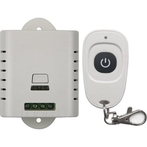 Simple and practical AC85-240V 110v 220v wireless remote control switch with manual button receiver and transmitter smart home