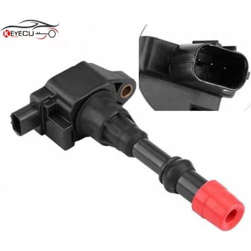 KEYECU 8PCS Front + Rear Ignition Coil Replacement for 2003 2004 2005 Honda Civic Hybrid 1.3L ​C1408, UF374,​C1407, UF373
