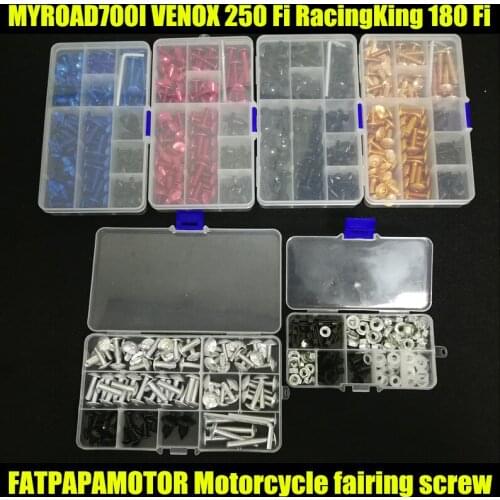 Universal Motorcycle Fairing Bolts Screw Moto Spring Bolts For KYMCO MYROAD700I VENOX 250 Fi RacingKing 180 Fi