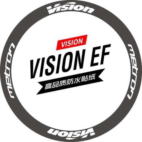 Vision EF team version wheel set stickers road bike stickers bicycle carbon knife ring rim reflective stickers custom