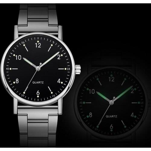 Womens Watches Ladies Quartz Wristwatches High-end Quartz Watch Stainless Steel Band Luminous Dial Leisure Korean Wristwatch