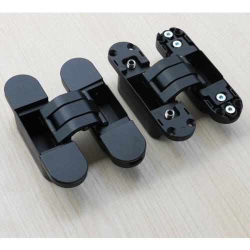 180 degree zinc alloy 3D adjustable invisible, hidden door hinge max load capacity 60kg hinge for heavy door concealed hinges