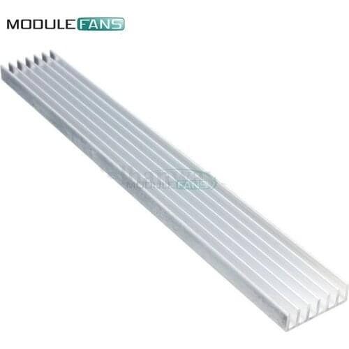 2pcs Silver-White Heat Sink LED 150x20x6mm Heat Sink Aluminum Cooling Fin
