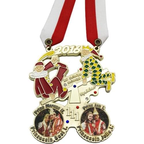Plating Gold Stamping Aluminum Eco-Friedly Metal Souvenir Medal Medallion k2002031