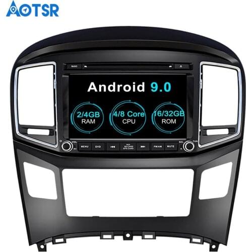 Aotsr Android 9.0 GPS navigation Car DVD Player For Hyundai H1 Grand 2016-2018 multimedia 2 din radio recorder 4GB+32GB 2GB+16GB