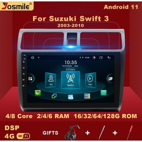 2 Din Android 11 Car Multimedia Player For Suzuki Swift 2005 2006 2007 2008-2010 Radio Navigation AI Voice Control Carplay Wifi