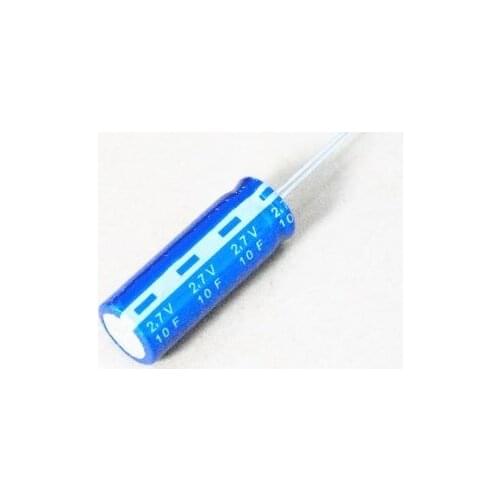 Free shipping New and original Super Capacitor 2.7V 10F 2.7V10F 10*30mm Farad Capacitor