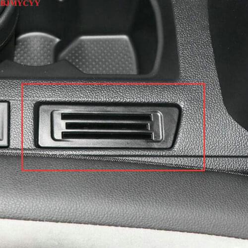 BJMYCYY Car styling Card slot storage box card inserter For 2017 2018 Volkswagen Vw T-ROC T ROC TROC