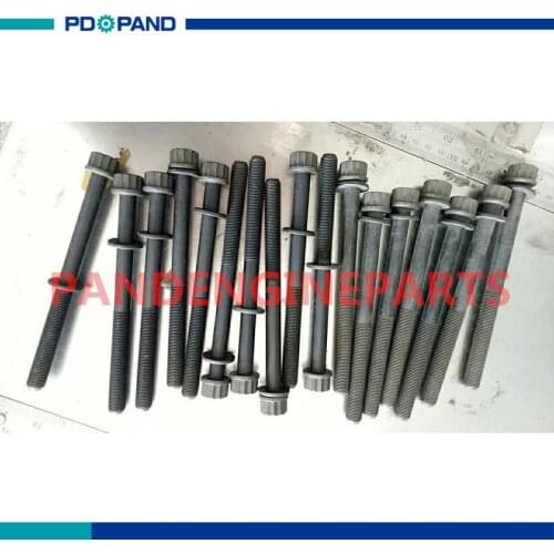 Genuine D4CB Cylinder Head Bolts 223214A000 22321-4A000 for Hyundai H-1 H200 Starex Porter 2497cc 2006- & KIA Sorrento 2.5CRDI