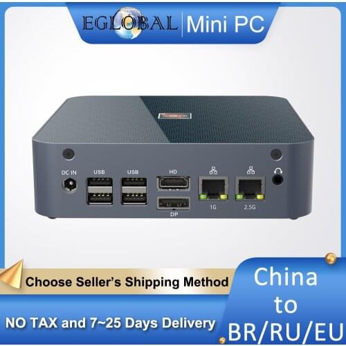 Eglobal 2021 Gaming Mini PC Windows11 Desktop Computer Intel i9 9980HK NVIDIA GTX 1650 4G PUBG GTA5 M.2 NVMe SSD 2xDDR4 Micro PC
