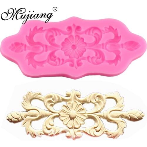 Little Daisy European Style Relief Silicone Lace Mold Cake Border Fondant Cake Molds Chocolate mould Kitchen Baking Tools XL019