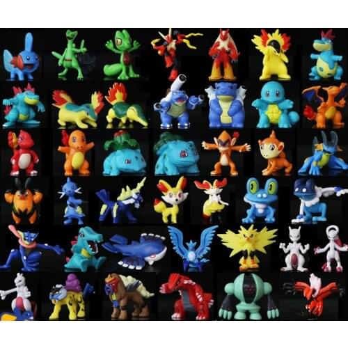 Pokemon Model Toy MEGA Bulbasaur Squirtle Sliggoo Monferno Braixen Rayquaza Articuno Frogadier Xerneas Action Figure Collection