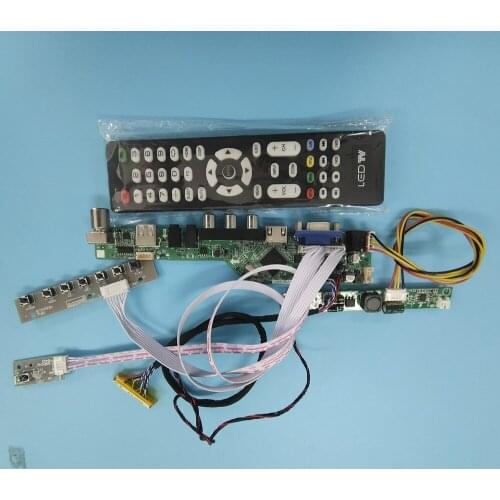 Kit for G121SN01 V403 20pin LED LVDS VGA HDMI 800X600 Panel Screen DIY CVBS Controller board 12.1" TV AV USB LCD