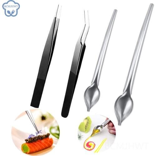 Creative Deco Chocolate Spoon Decorate Food Pen Tool Sauce Dessert Sushi Food Draw Tool Baking Accessories Cake Decorating Tools