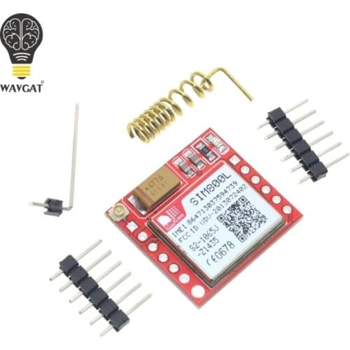Smallest SIM800L GPRS GSM Module MicroSIM Card Core BOard Quad-band TTL Serial Port