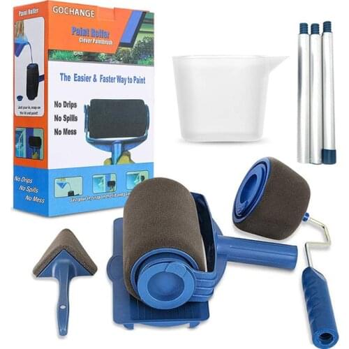 Clean-Cut Paint roller for wall Multifunctional painting paint roller DIY Painting Tool Wall Painting Roller with Handle Tool