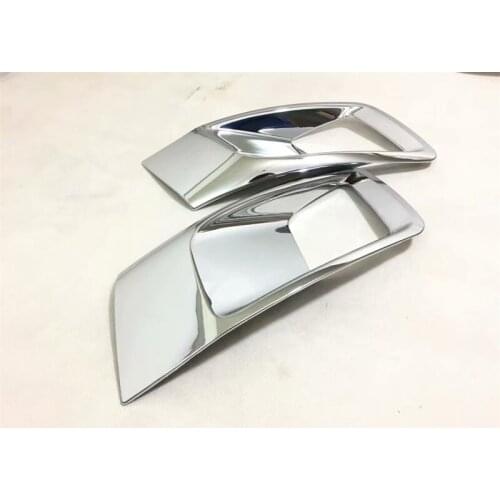 For Peugeot 3008 GT 2nd 2017 2018 Car Rear Fog Lights Covers Stickers Protector Exterior Decoration Auto Styling Accessories