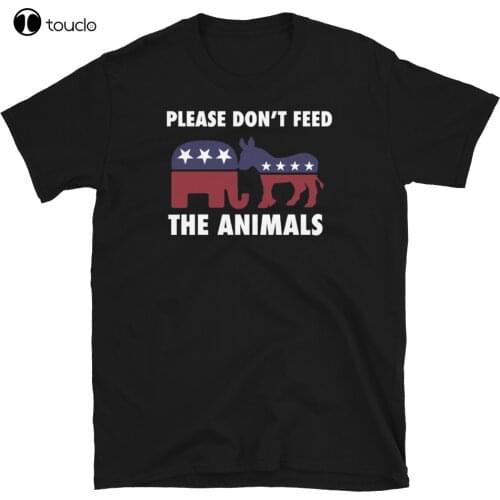 New Please Don'T Feed The Animals Libertarian Patriot T-Shirt Sizes S-3Xl Tee Shirt S-5Xl