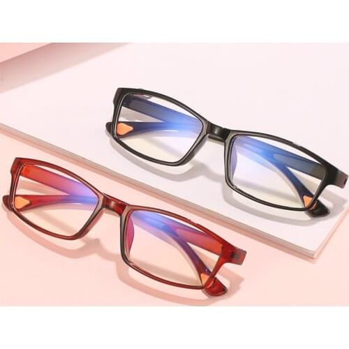 Ultralight Tr90 Reading Glasses Men Women Magnifying Full Frame Anti-slip Presbyopic Glasses Anti Blue Light +150 +200