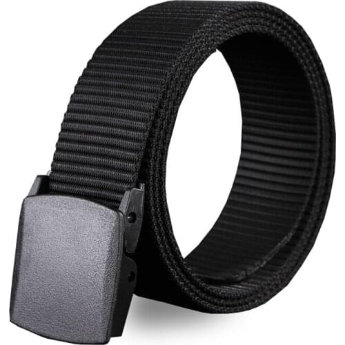 New Arriving Nylon Casual Belt for Men Hot Sale High Quality Male Belts Ceinture Homme Brand Strap Military Belt for Male