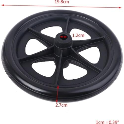 2pcs 8" Wheelchair Casters Small Cart Rollers Chair Wheels Accessories Y5JA