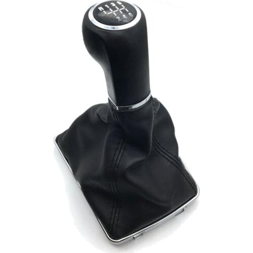 5 /6 Speed Manual Car Shift Gear Knob Head Handball Cover For OPEL ASTRA III H 1.6 VAUXHALL 2004 2005 2006-2010