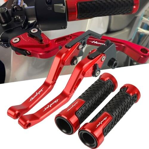 HORNET 250 CNC Motorcycle Accessories Brake Clutch Levers Motorbike Rubber Handlebar Handle bar grips For HONDA hoRnet250 2001