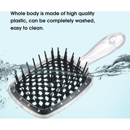 Hair Brush Paddle Massage Scalp Brush Detangling Tail Comb Set for Women Men and Kids Make Thin Long Curly Hair and Hair Washing