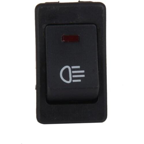 1Pc Universal Car Fog Light Rocker Switch LED Light Dash Dashboard 12V 35A 4Pin