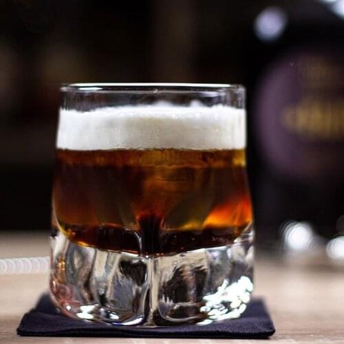 Japanese rock texture characteristic glass cup creative whisky water cup tea cup Restaurant Bar soda juice cup