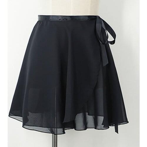 USHINE Quality Adult Chiffon Ballet Tutu Skirt For Dance Gymnastics Skate Tied Skirt Teacher Training Ballet Skirts Women Girls