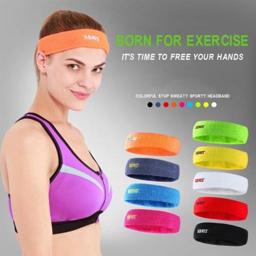 Sport Sweatband Sweat Headband Sport Running Hair Head Sweat Band High Elastic For Men Women Yoga Hair Bands Head Sweat Bands