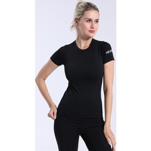 Women Summer T Shirts Slim Sports Fitness Yoga Short Sleeve Yoga Top Mesh Womens Gym Shirt Sport Wear 2020 Running Active Wear