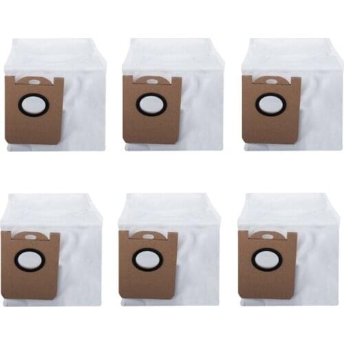 6PCS Dust Bag Garbage Bag Sweeper Replacement Accessories for Uoni V980 MAX/V980 PLUS