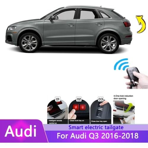 Car Electric Tailgate For Audi Q3 2016-2018 Intelligent Tail Box Door Power Operated Trunk Decoration Refitted Upgrade