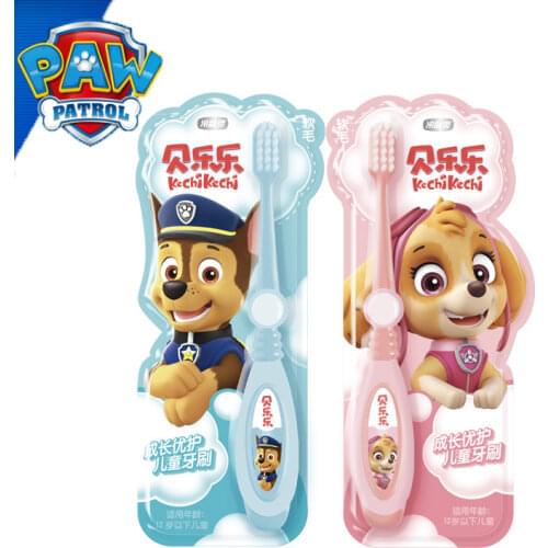 SPIN MASTER Kids Toothbrush Paw Patrol Dog Cartoon Printed Chase Marshall Daily Use Soft Bristles Children Toothbrush Toys