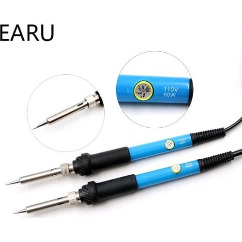 Eletric Soldering Iron 60W Adjustable Temperature Electric Solder Iron Rework Station Handle Heat Pencil Welding Repair Tools