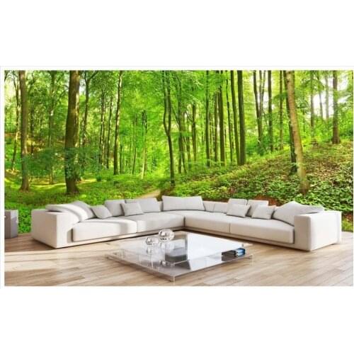 Customized wallpaper for walls Forest Trail Landscape Home Decoration 3d stereoscopic wallpaper