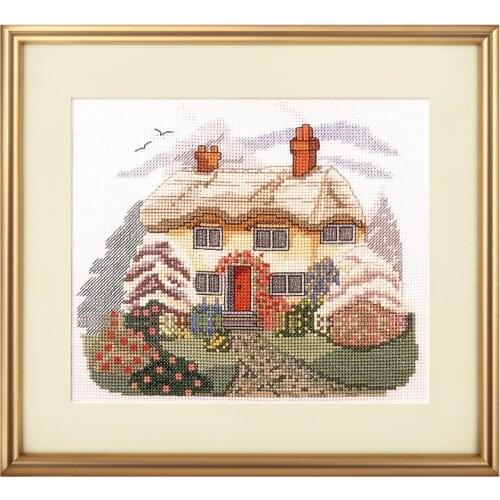 White house DIY Cross Stitch Kit Packages Counted Cross-Stitching Kits New Pattern NOT PRINTED Cross stich Painting Set