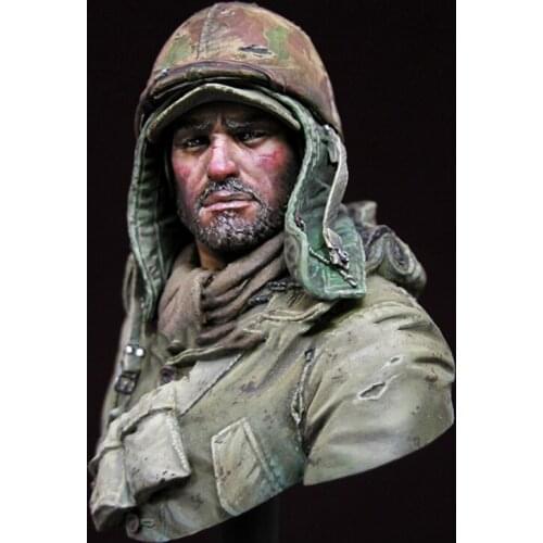 1/10 Scale Unpainted Resin bust US soldier collection bust