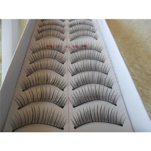 New 10 Pair Cilios Posticos Natural Thick Volume False Fake Eyelashes Eye Lashes Makeup M17