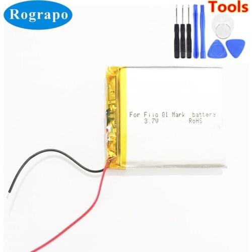 New Battery For Fiio Q1 Mark II Accumulator 3.7V Full Replacement Batterie 2-wire +tools