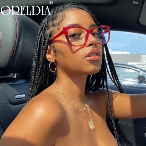 Fashion Anti-blue Light Cat Eye Glasses Frames Women Men Ultralight Simple Optical Glasses Computer Eyewear Spectacles Unisex